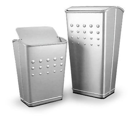 DULTON/Ѓ_g Aluminium dust bin (flip top) SIZE S (702) ALUMI DUST BIN FT (S) / _Xgr tbvgbv(S)  C[W