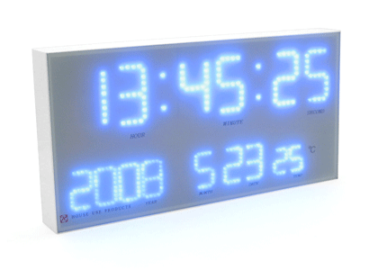ANeBu LED CLOCK FROST (BLUE) (ACL-035) LED FROST CLOCK / LED tXgNbN  CC[W