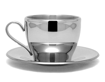 DULTON/Ѓ_g Stainless cup & saucer ESPRESSO (CH03_K06) STAINLESS CUP & SAUCER / XeX Jbv\[T[  CC[W