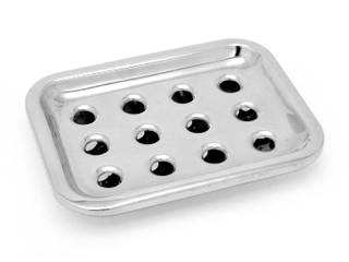 DULTON/Ѓ_g Stainless rectangle soap dish (CH03_H07) STEINLESS SOAP DISH / XeX \[vfBbV  CC[W