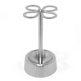 DULTON/Ѓ_g STAINLESS FLOWER SHAPE 4-HOLES TOOTHBRUSH HOLDER (CH03_H92) FLOWER TOOTHBRUSH STAND / Ԍ`uVX^h  CC[W