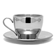 STAINLESS CUP & SAUCER